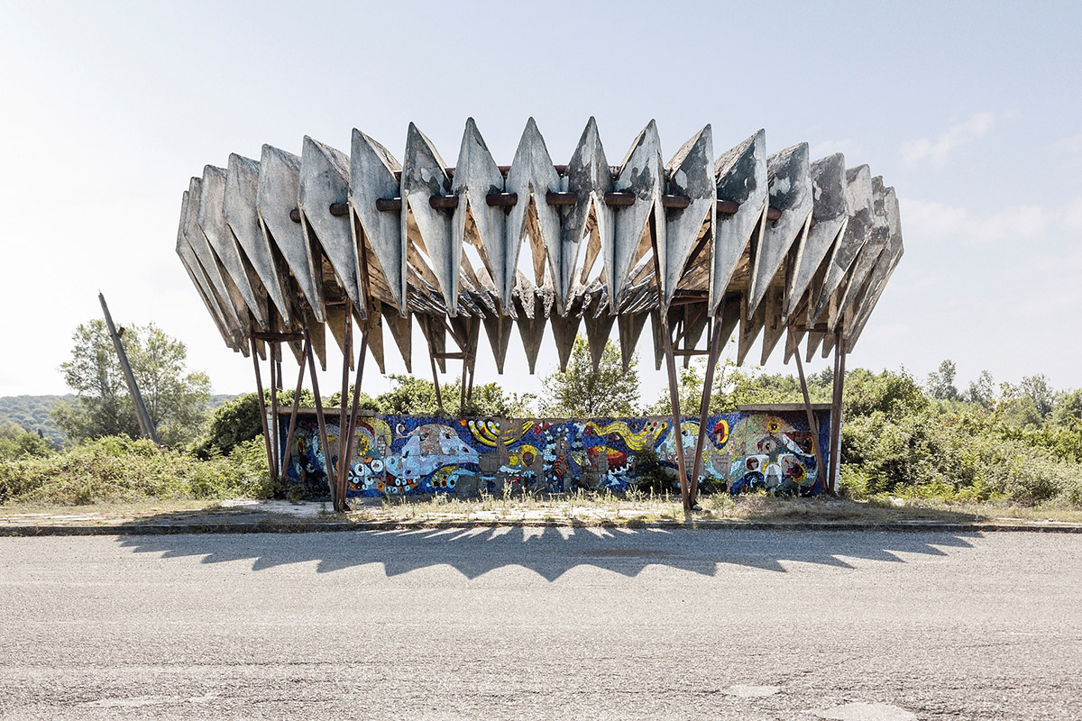 Christopher Herwig photographs mesmerizing Soviet bus-stops throughout his journey