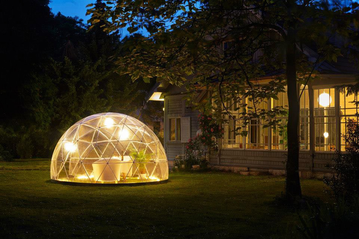 Garden Igloo is a new outdoor installation that moves you out of the city