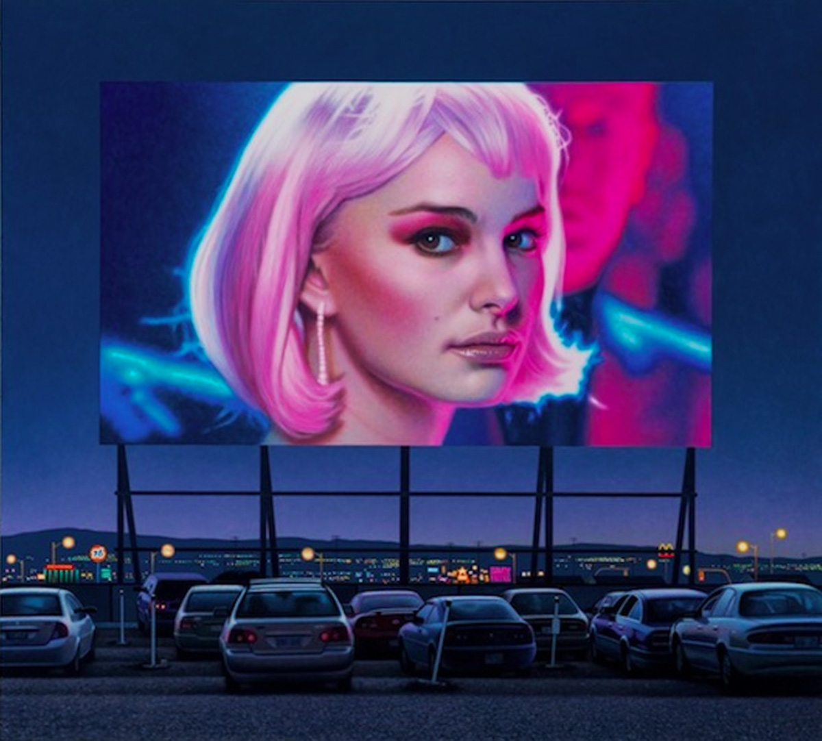 Andrew Valko creates artistic paintings of Hollywood stars as a realistic movie