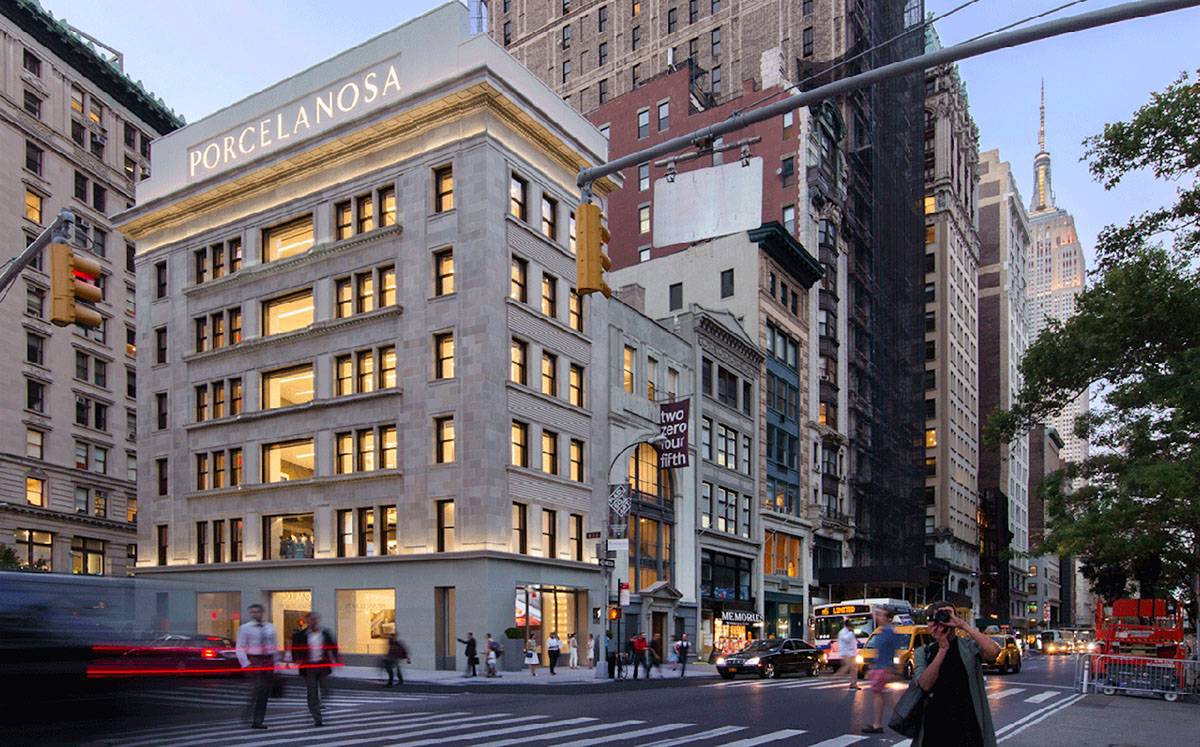 Foster+Partners announces official opening of the Flagship Porcelanosa Showroom in New York