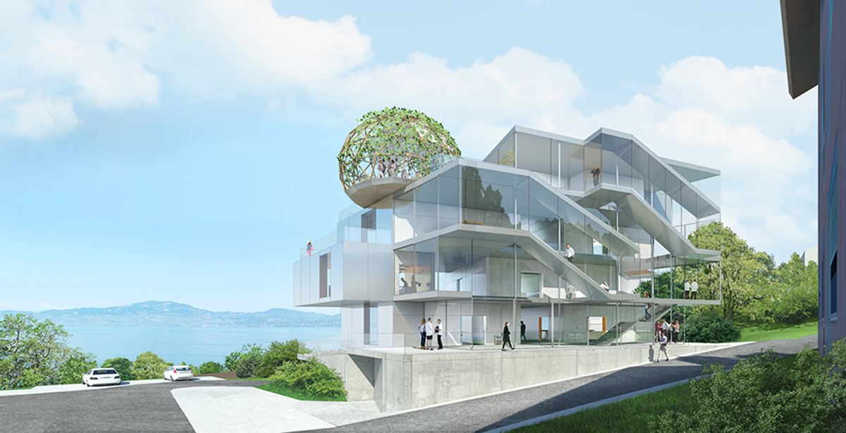 Mikou Studio revealed new High School Campus for a competition in Swiss