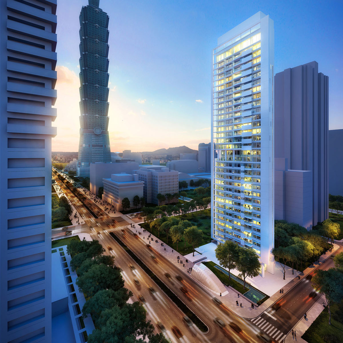 Richard Meier & Partners Announces The CDC &ldquo;55 Timeless&rdquo; Xin-Yi Residential Tower In Taipei