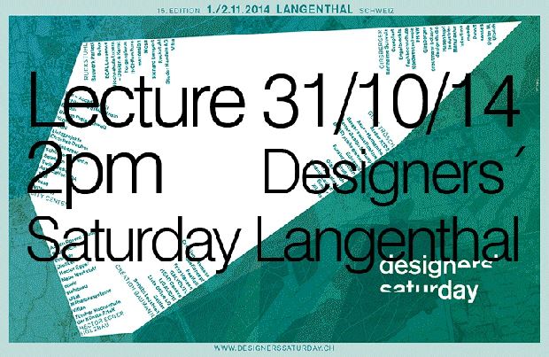 Lecture:Martin Mostb&ouml;ck at Designer&acute;s Saturday in Langenthal