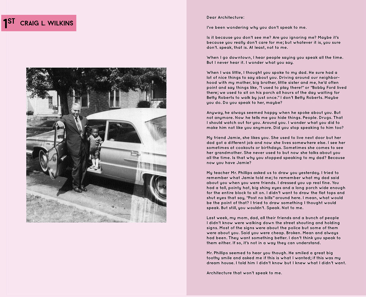 ’’Dear Architecture’’ Winners briefly touch upon many critical issues for architecture profession