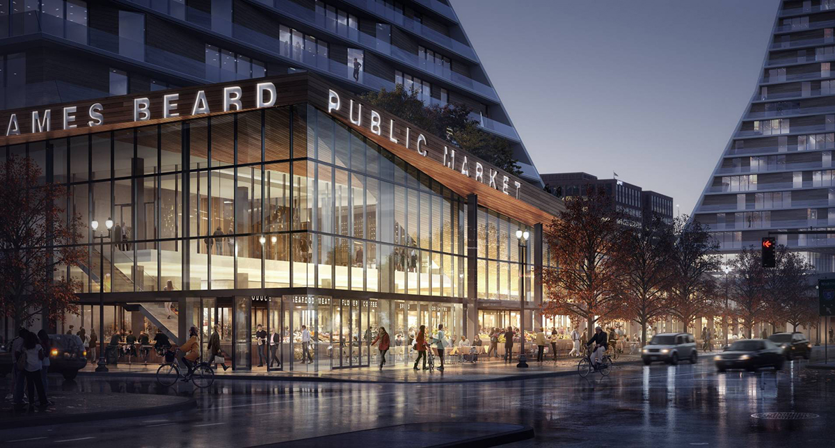 Snøhetta transforms the historic James Beard Public Market in Portland