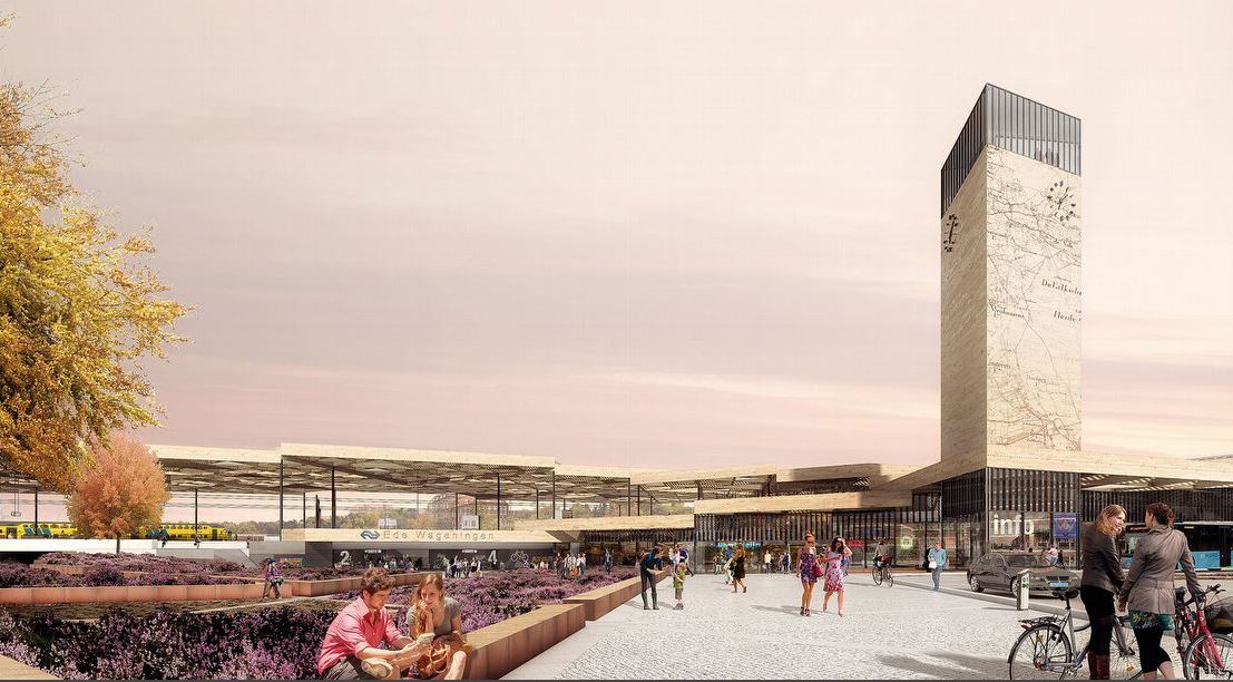 Mecanoo and movares to design train station area ede