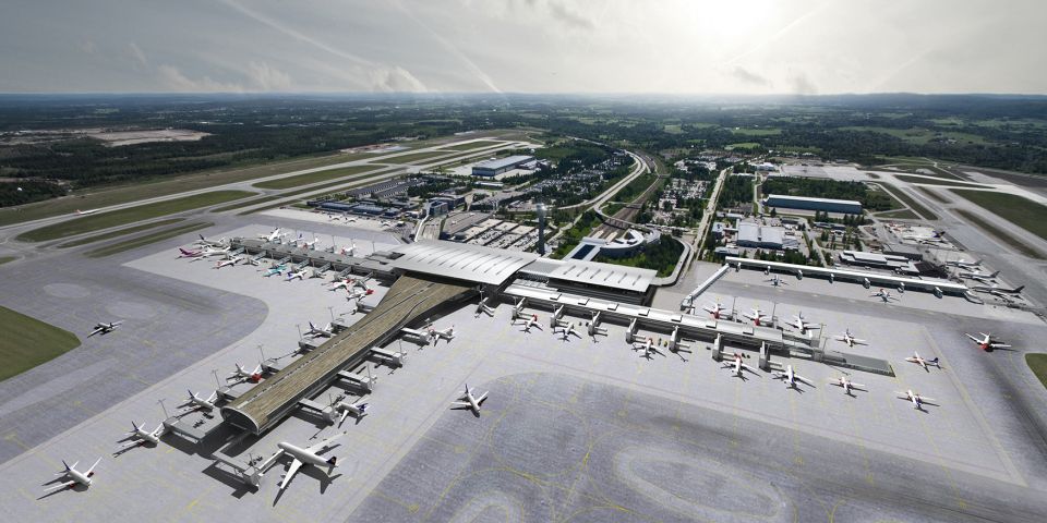 Oslo International Airport-Expansion Towards 2017 by Nordic Office of Architecture