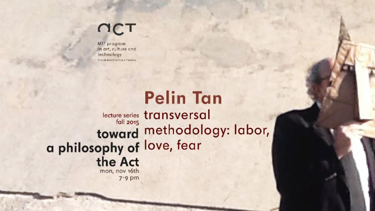 MIT Program in Art, Culture and Technology introduces pelin tan’s roundtable