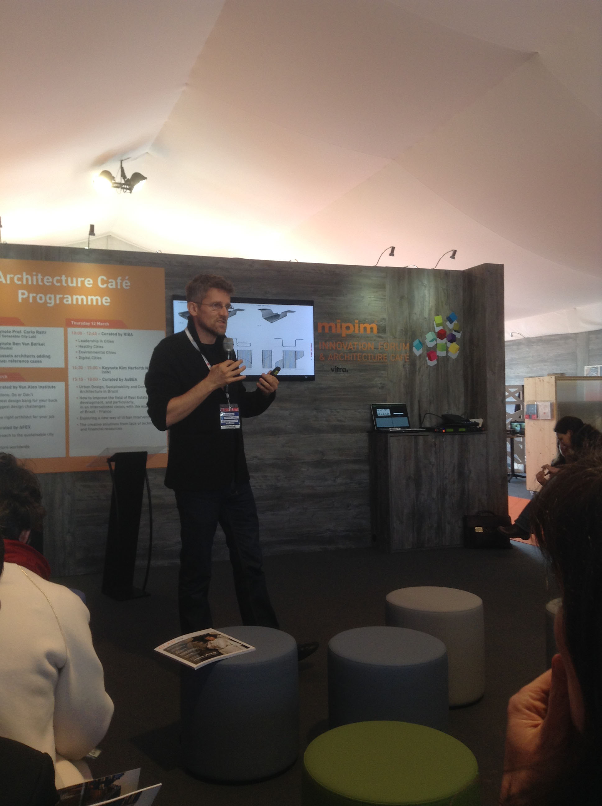 Private talks with Carlo Ratti&Ben Van Berkel at MIPIM