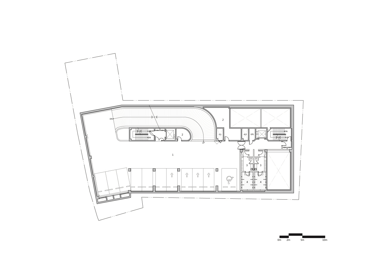 The Happiness Foundation shows elegancy of concrete in its own environment by The_System Lab