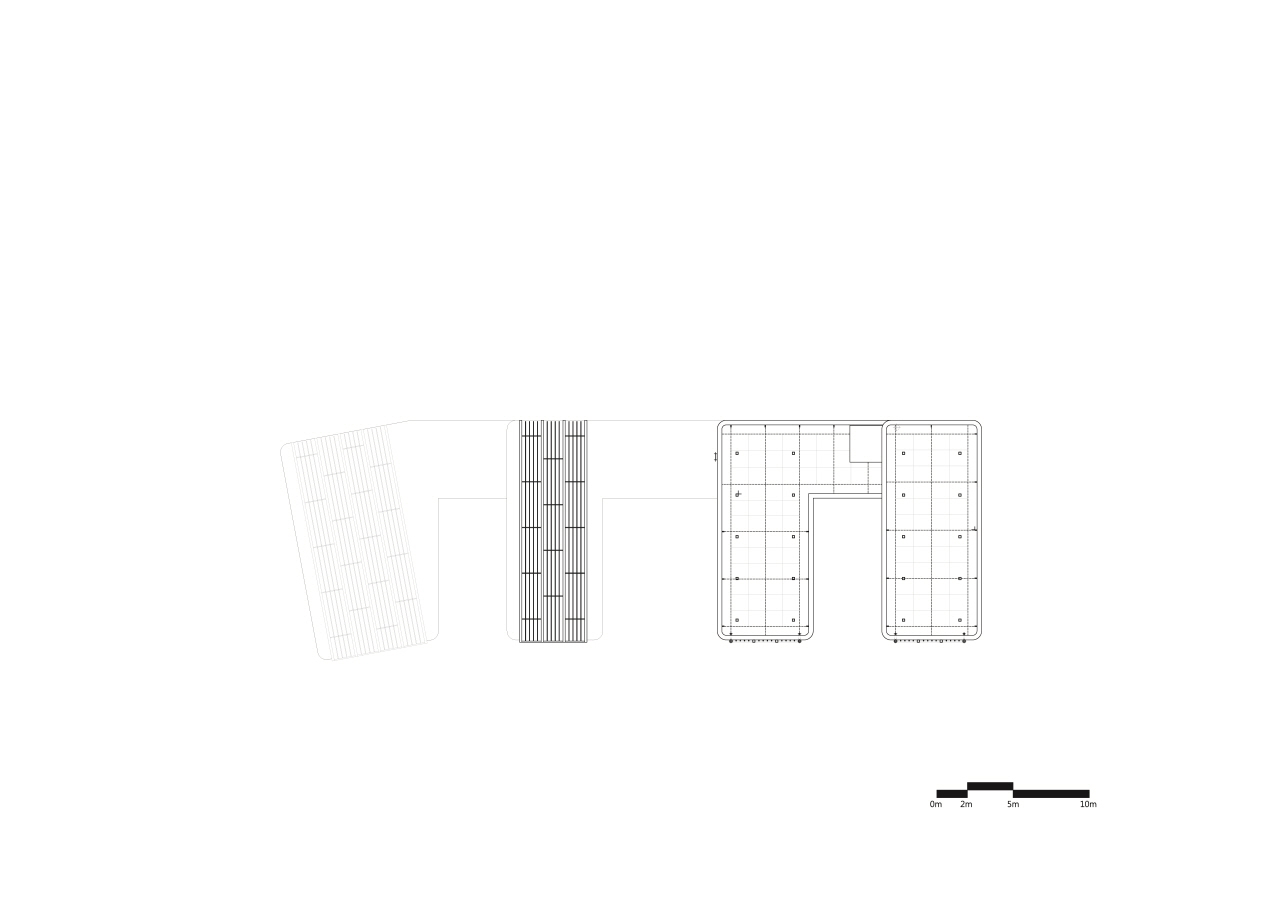 The Happiness Foundation shows elegancy of concrete in its own environment by The_System Lab