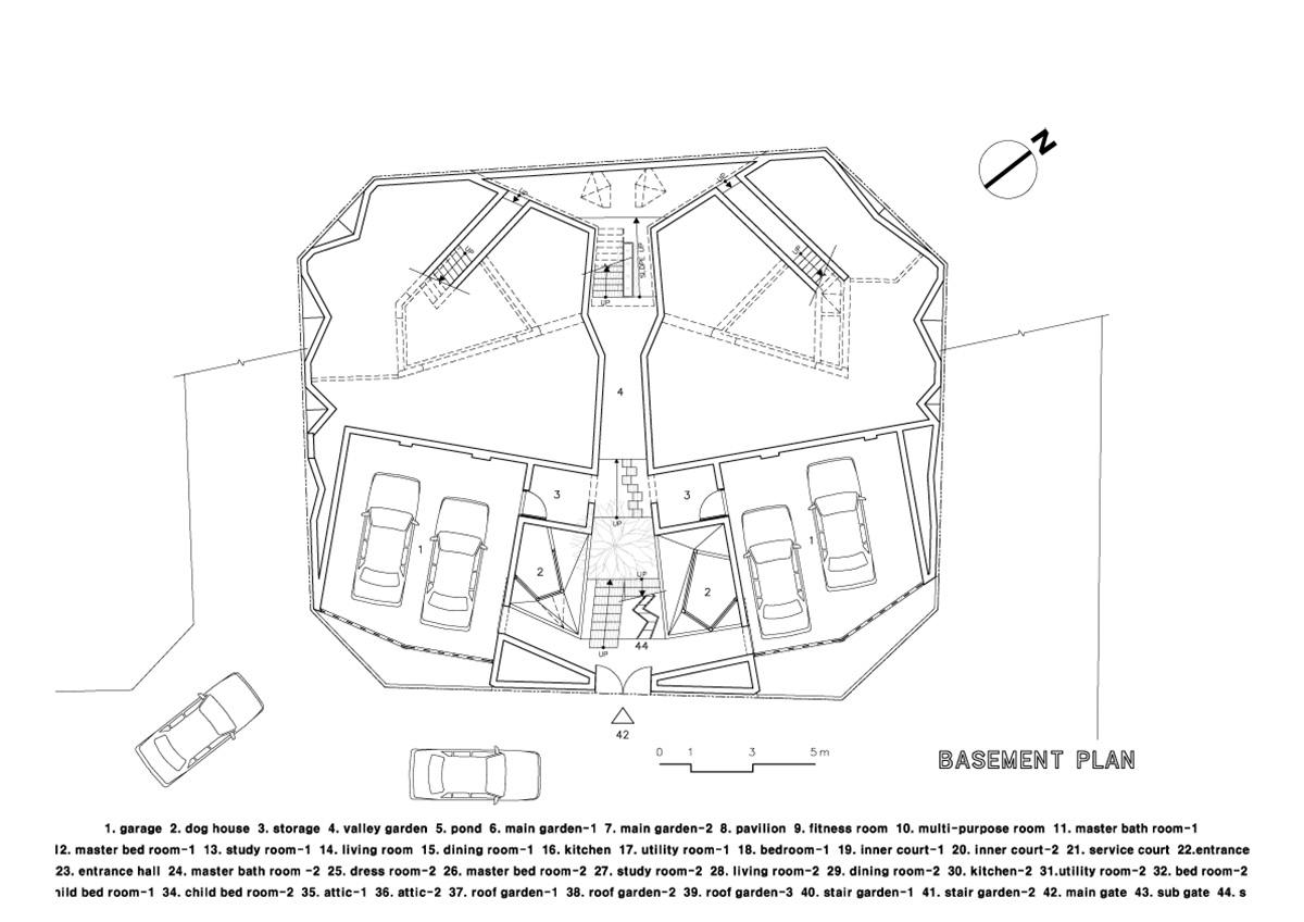 ’’Hwa Hun’’ is a representation of Topographic architecture that refers to irregular form of site