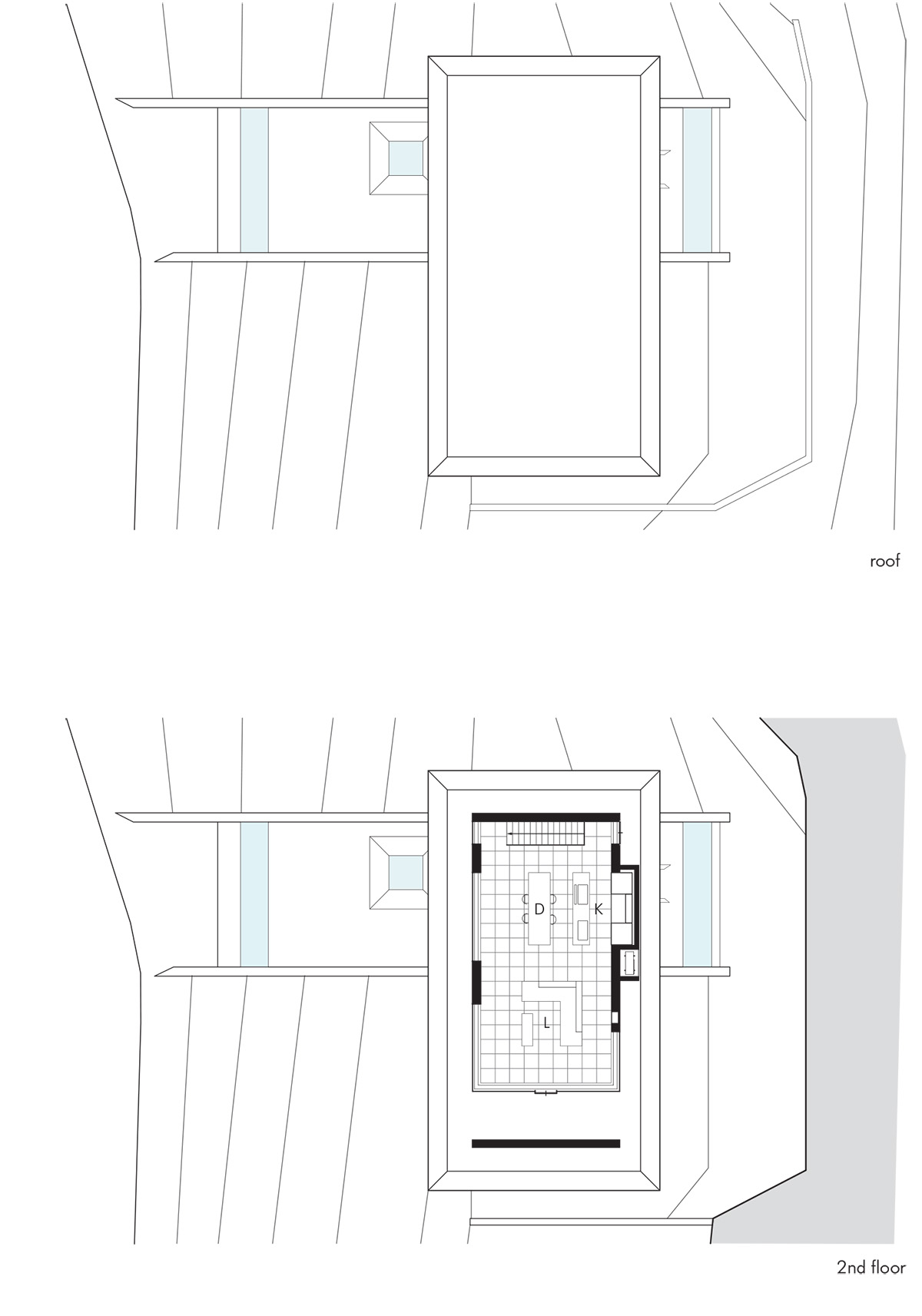 Ya-House creates vertical walls through sectional cuts of the material of concrete in  Hyogo