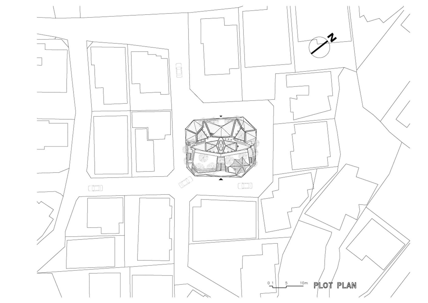 ’’Hwa Hun’’ is a representation of Topographic architecture that refers to irregular form of site
