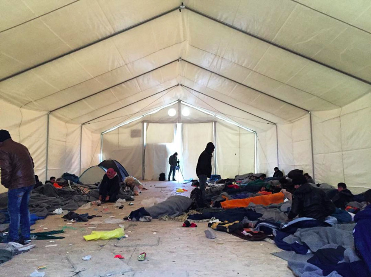 Ai Weiwei documents the plight of refugees from the Greek island on social media