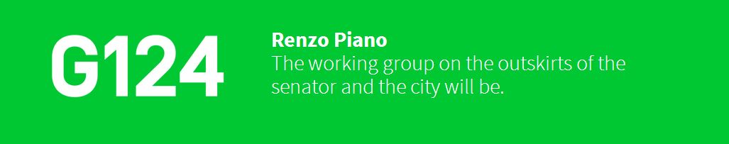 A new webpage for The G124 supervised by Renzo Piano