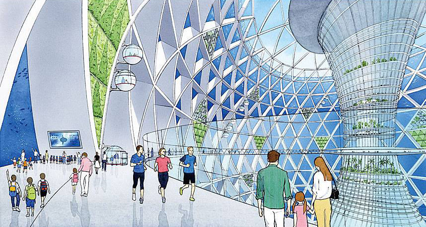 Japanese Architecture Firm Shares An Idea to Connect Vertically with the Deep Sea