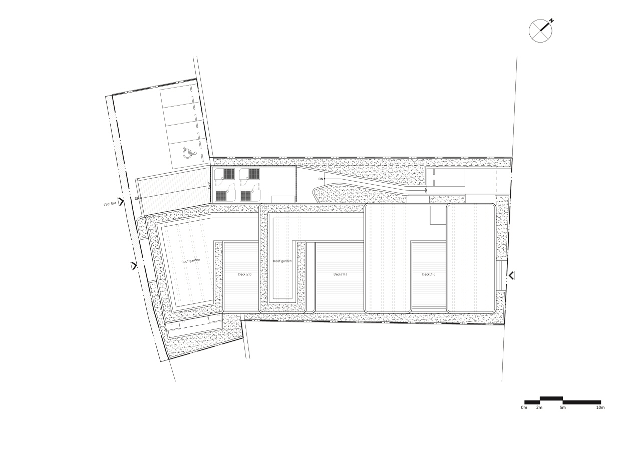 The Happiness Foundation shows elegancy of concrete in its own environment by The_System Lab