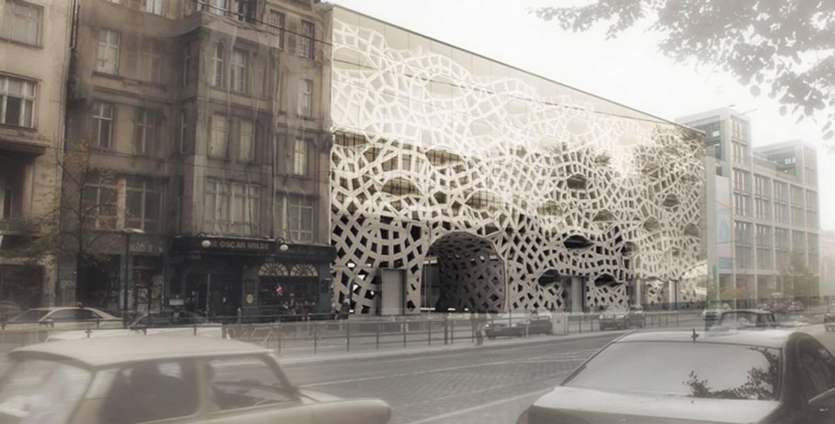 The Smart Masonry is a complex geometry that deploys the digital optimization