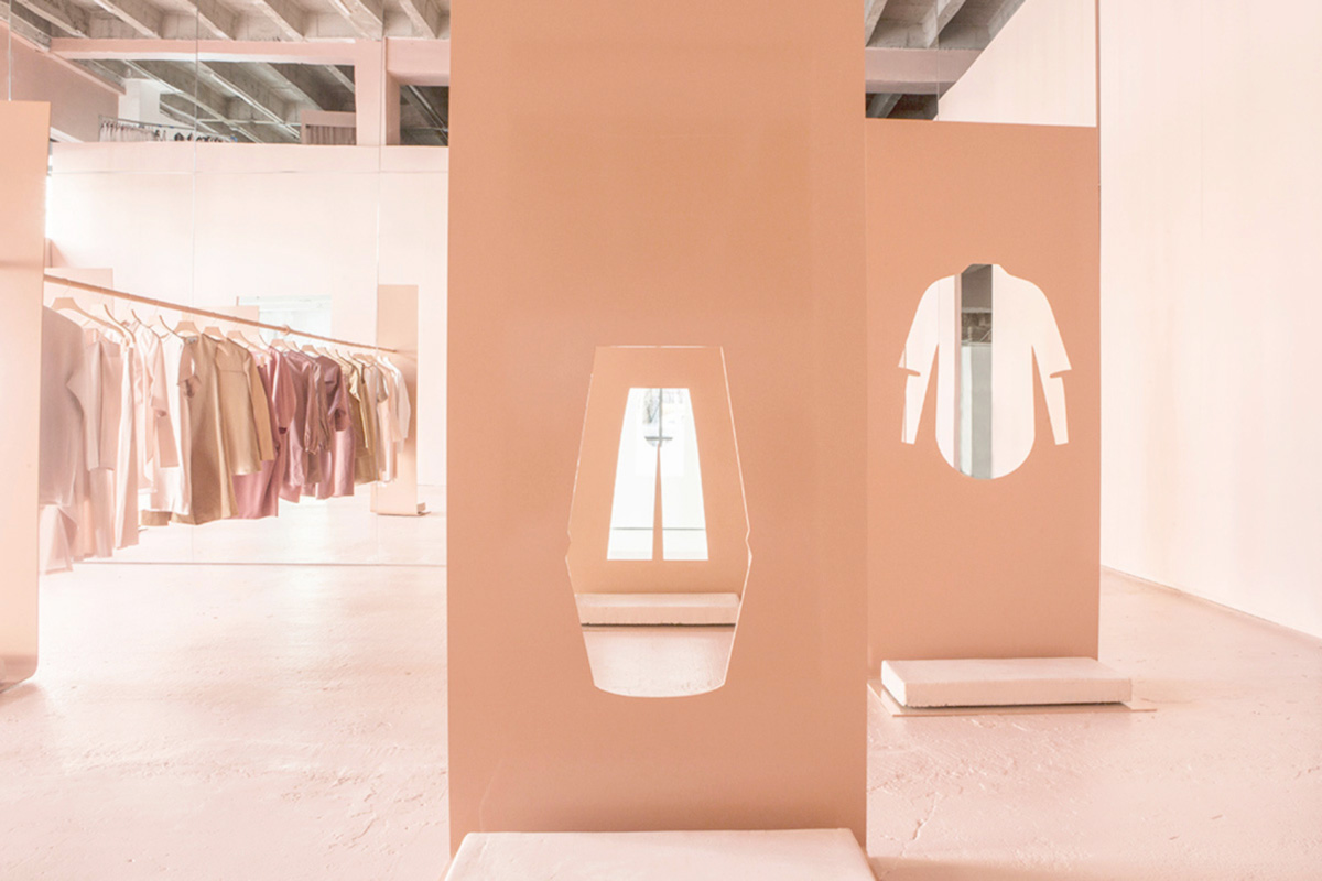 Snarkitecture revealed new COS retail pop-up shop in Los Angeles, California