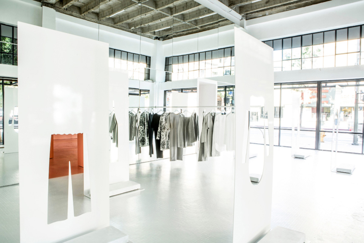 Snarkitecture revealed new COS retail pop-up shop in Los Angeles, California