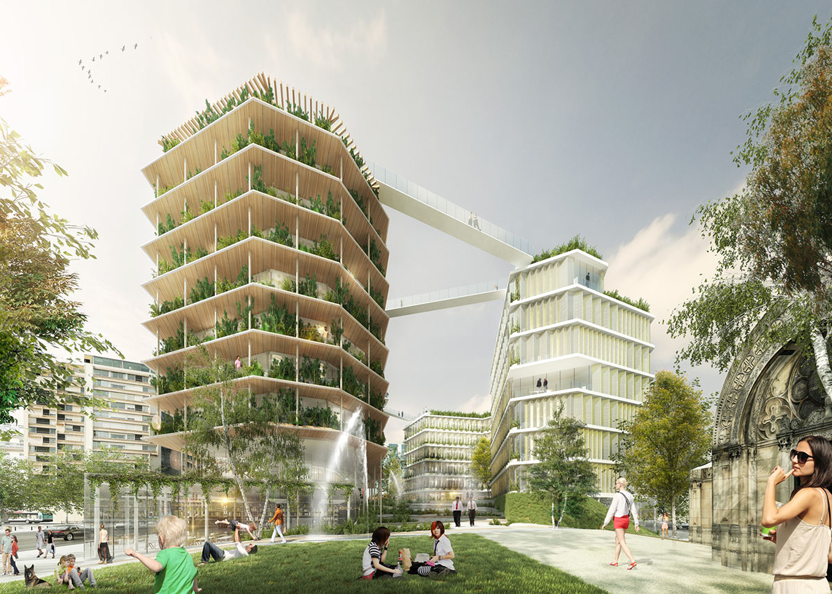 David Chipperfield and Sou Fujimoto Architects are among winning designs to ’reinvent’ Paris