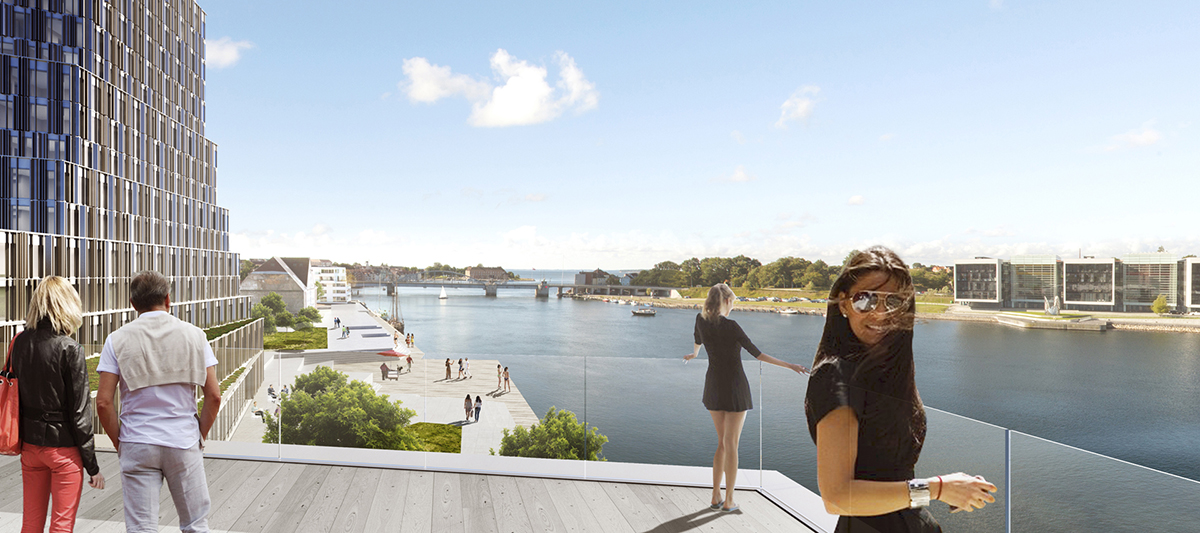Henning Larsen Architects proposed a new landmark in Sønderborg