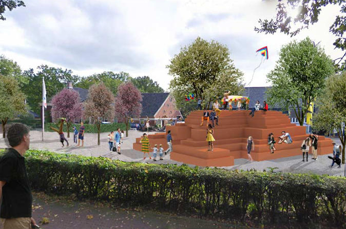 MVRDV &lsquo;Roots Folly&rsquo; wins &rsquo;New Follies On Fraeylema&rsquo; Competition