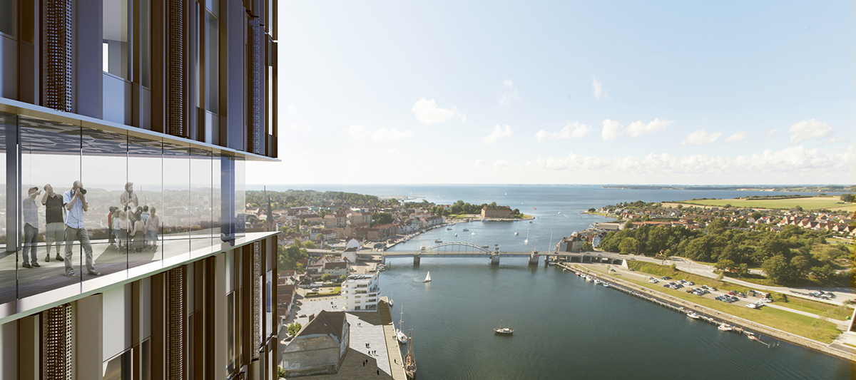 Henning Larsen Architects proposed a new landmark in Sønderborg