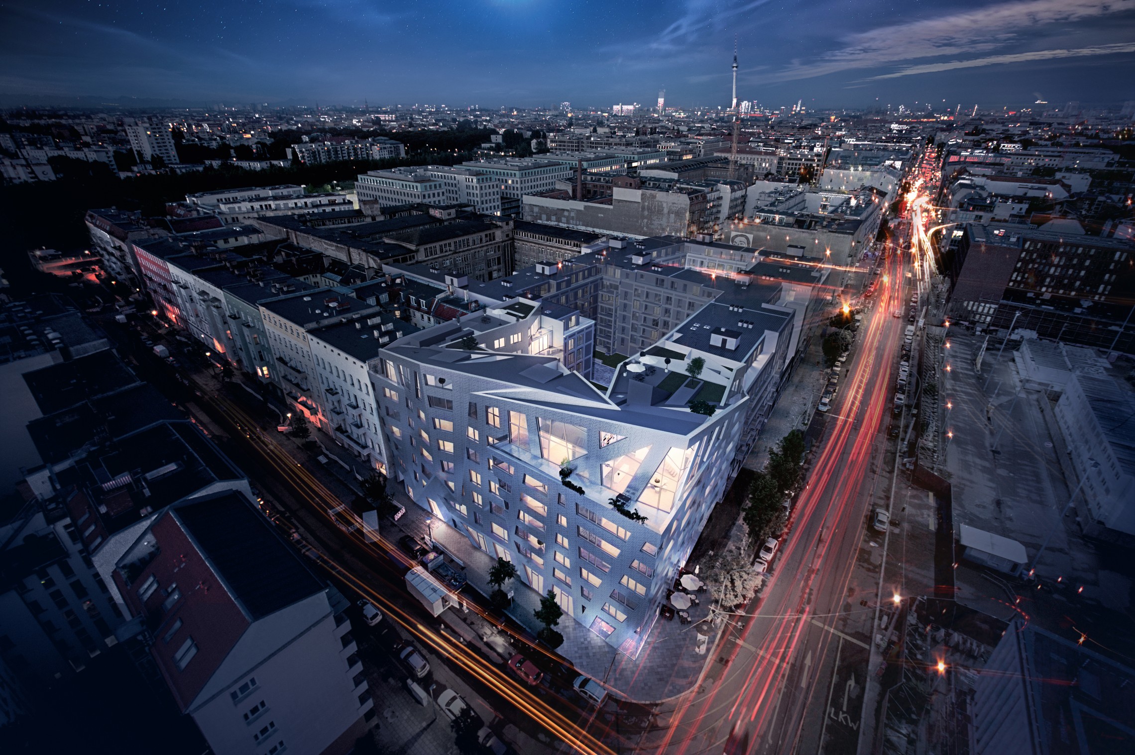 Daniel Libeskind’s Berlin Sapphire Apartment to be completed in 2015