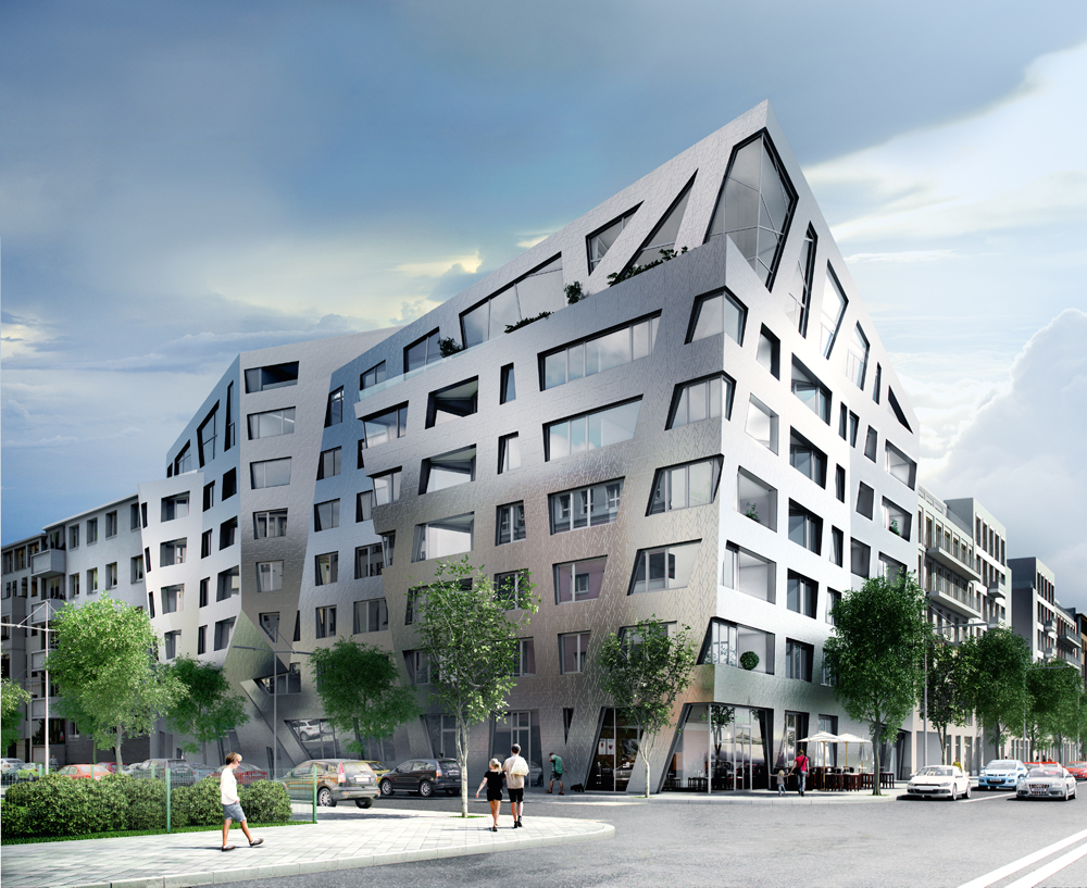 Daniel Libeskind’s Berlin Sapphire Apartment to be completed in 2015