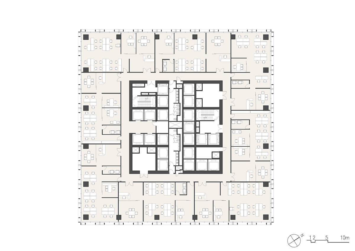 SOM&rsquo;s new Greenland Zifeng Tower rises on the Nanchang skyline with pure crystallized image
