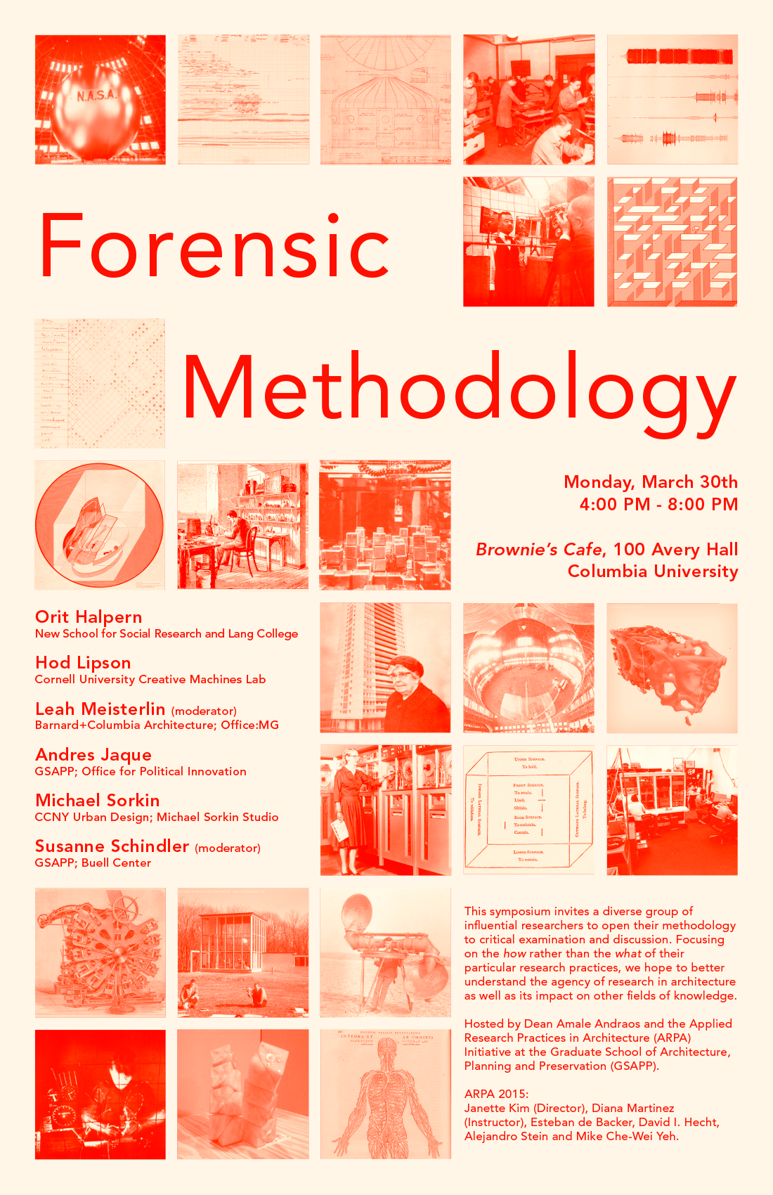 Forensic Methodology symposium at Columbia University
