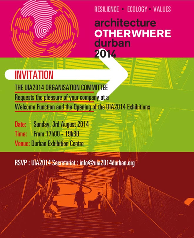 Invite to UIA2014 Opening