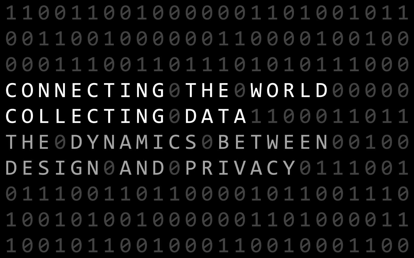 Eight Inc. designer Hector Moll-Carrillo to speak about the dynamics between design and privacy