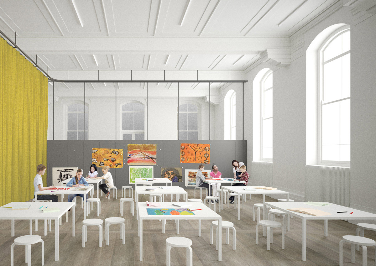 Work begins at the Royal Academy of Arts’ Redevelopment designed by David Chipperfield