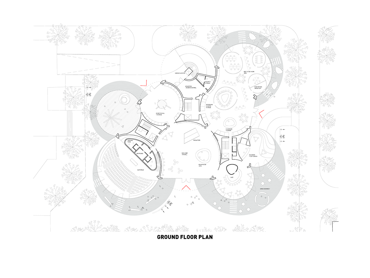 Pencho Slaveykov Public Library reflects local character of Varna designed by Chybik+Kristof AU