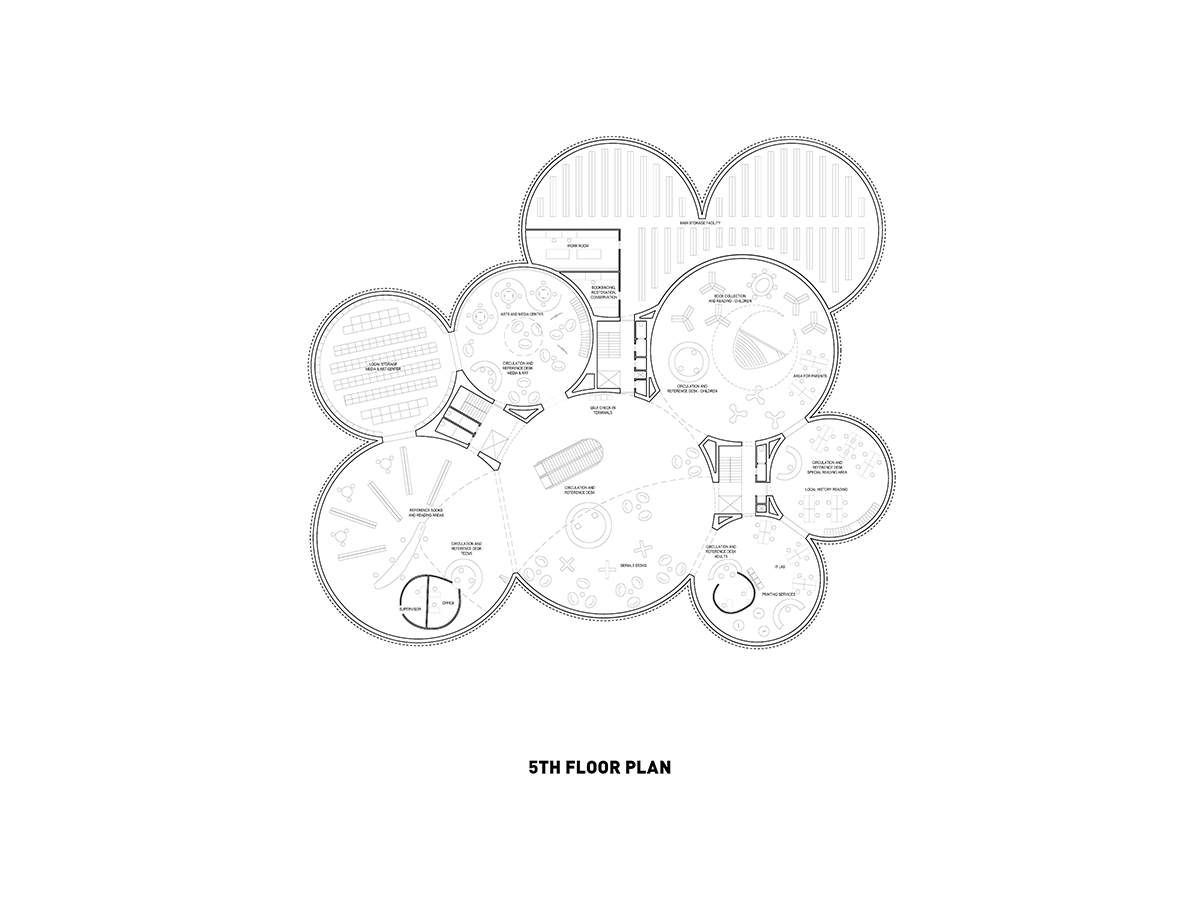 Pencho Slaveykov Public Library reflects local character of Varna designed by Chybik+Kristof AU