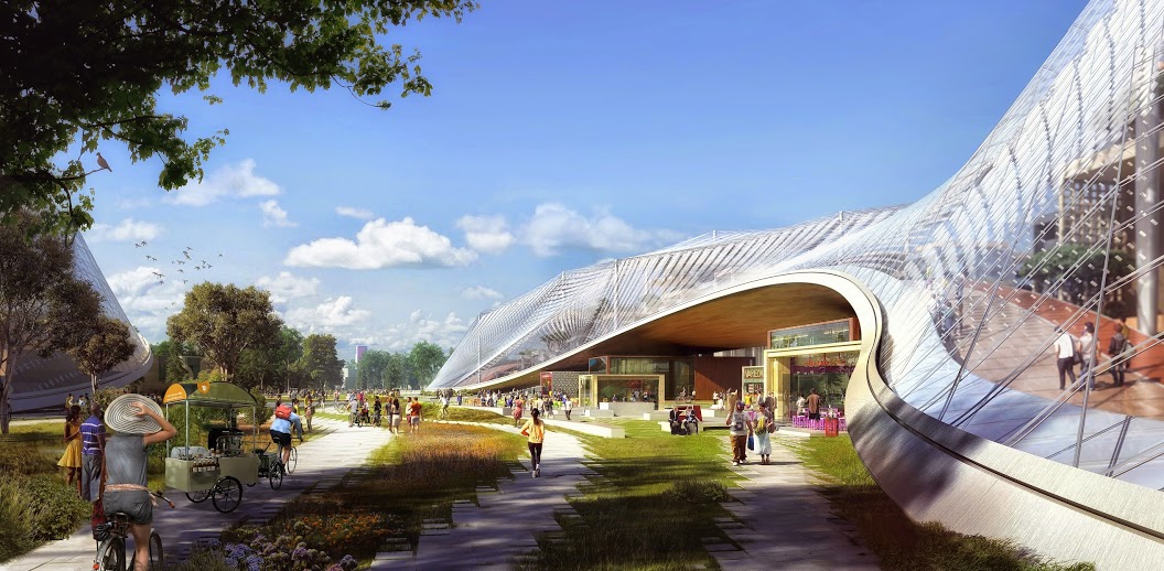 New Visuals of Google Headquarters revealed-designed by BIG&Thomas Heatherwick