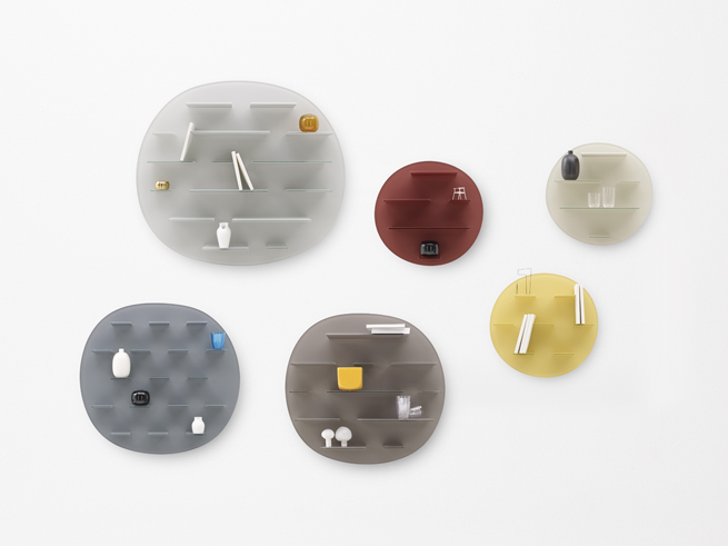 Shelves in a comic by Nendo