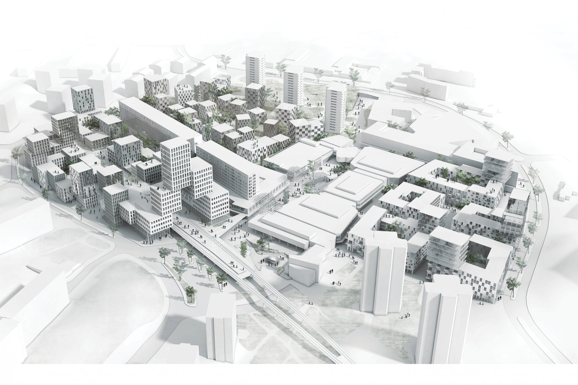 Farsta Centre by COBE