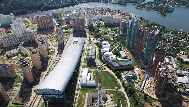 Multifunctional Complex designed by Peter Pichler Architecture