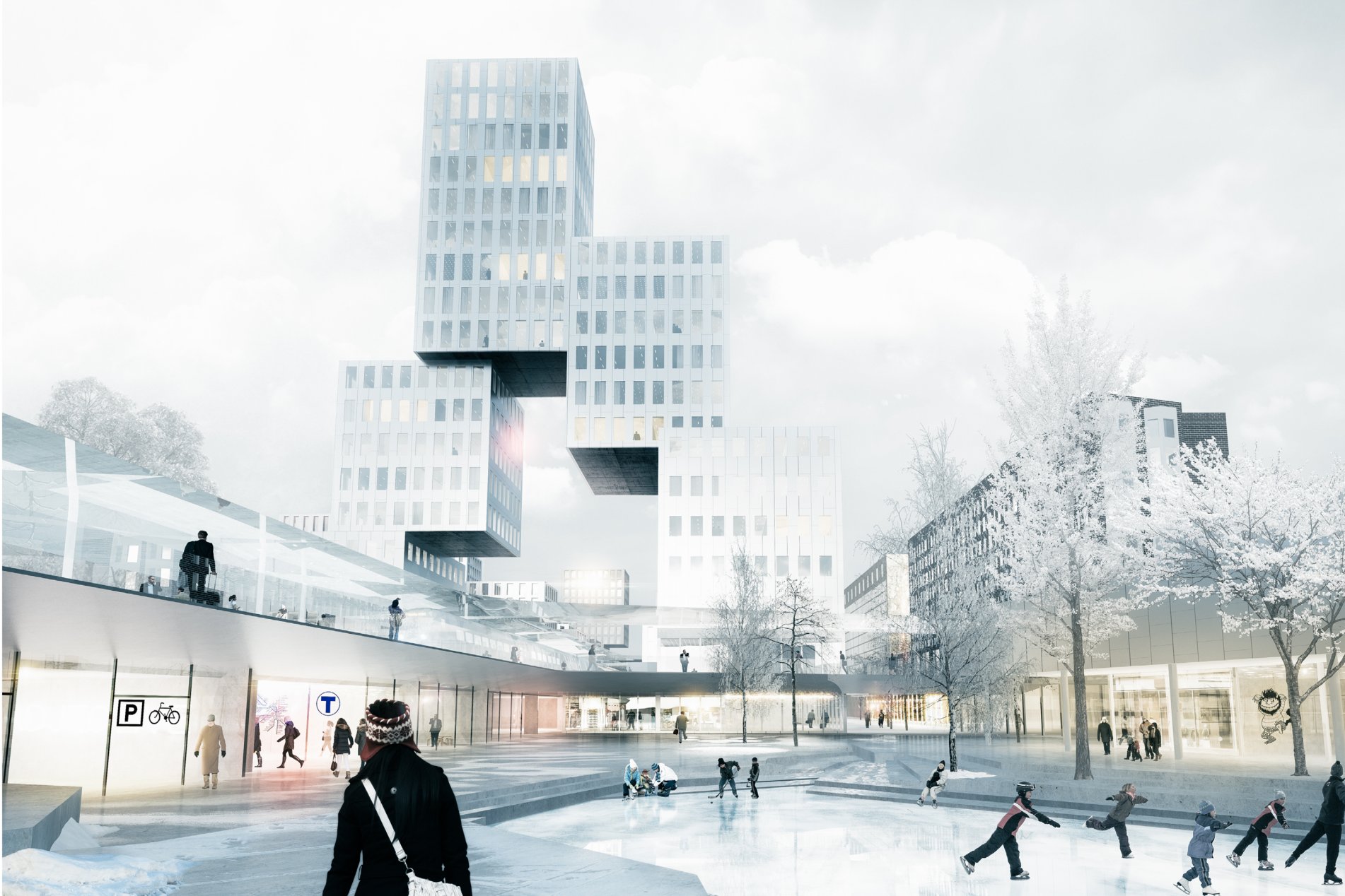 Farsta Centre by COBE