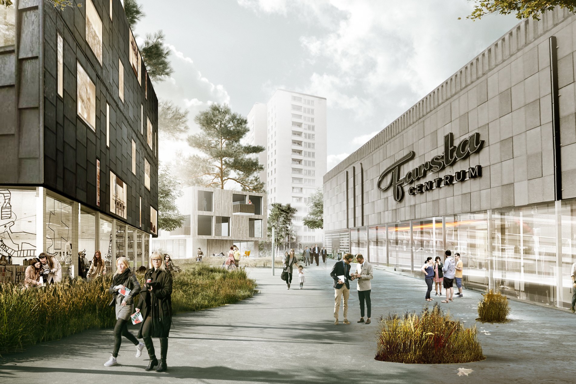 Farsta Centre by COBE