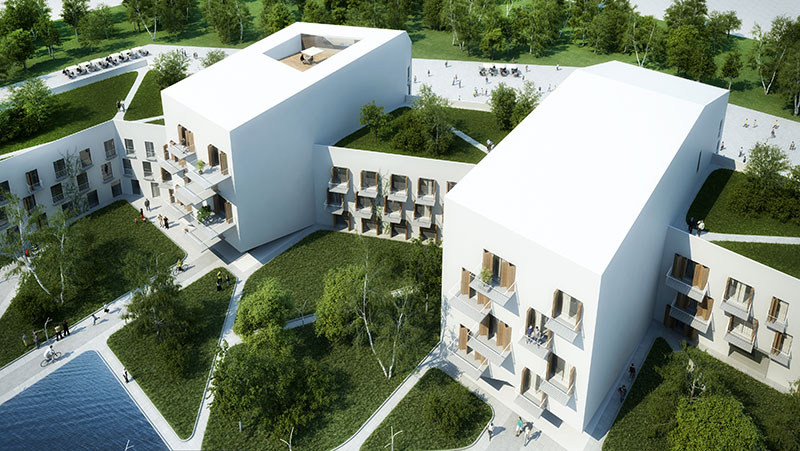 Multifunctional Complex designed by Peter Pichler Architecture