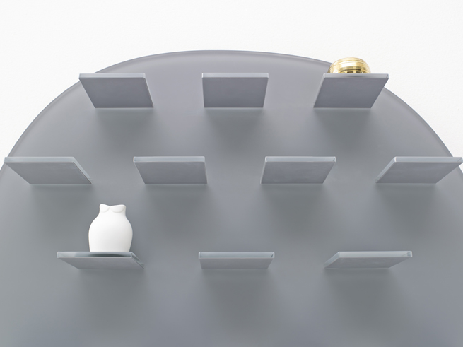 Shelves in a comic by Nendo