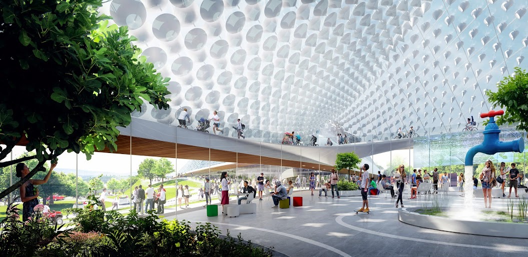 New Visuals of Google Headquarters revealed-designed by BIG&Thomas Heatherwick