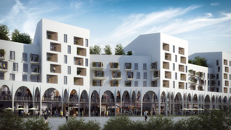 Multifunctional Complex designed by Peter Pichler Architecture