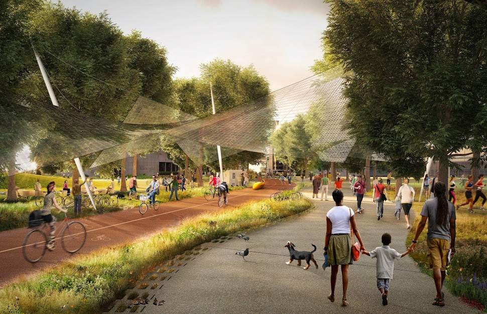 New Visuals of Google Headquarters revealed-designed by BIG&Thomas Heatherwick