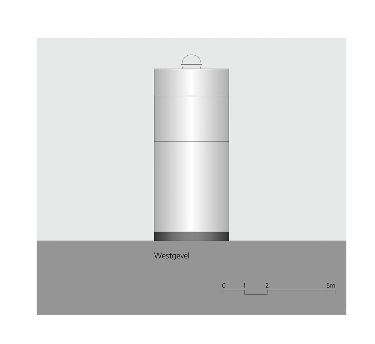 This white bus drivers building cares about drivers&rsquo; privacy installed at Amsterdam Central